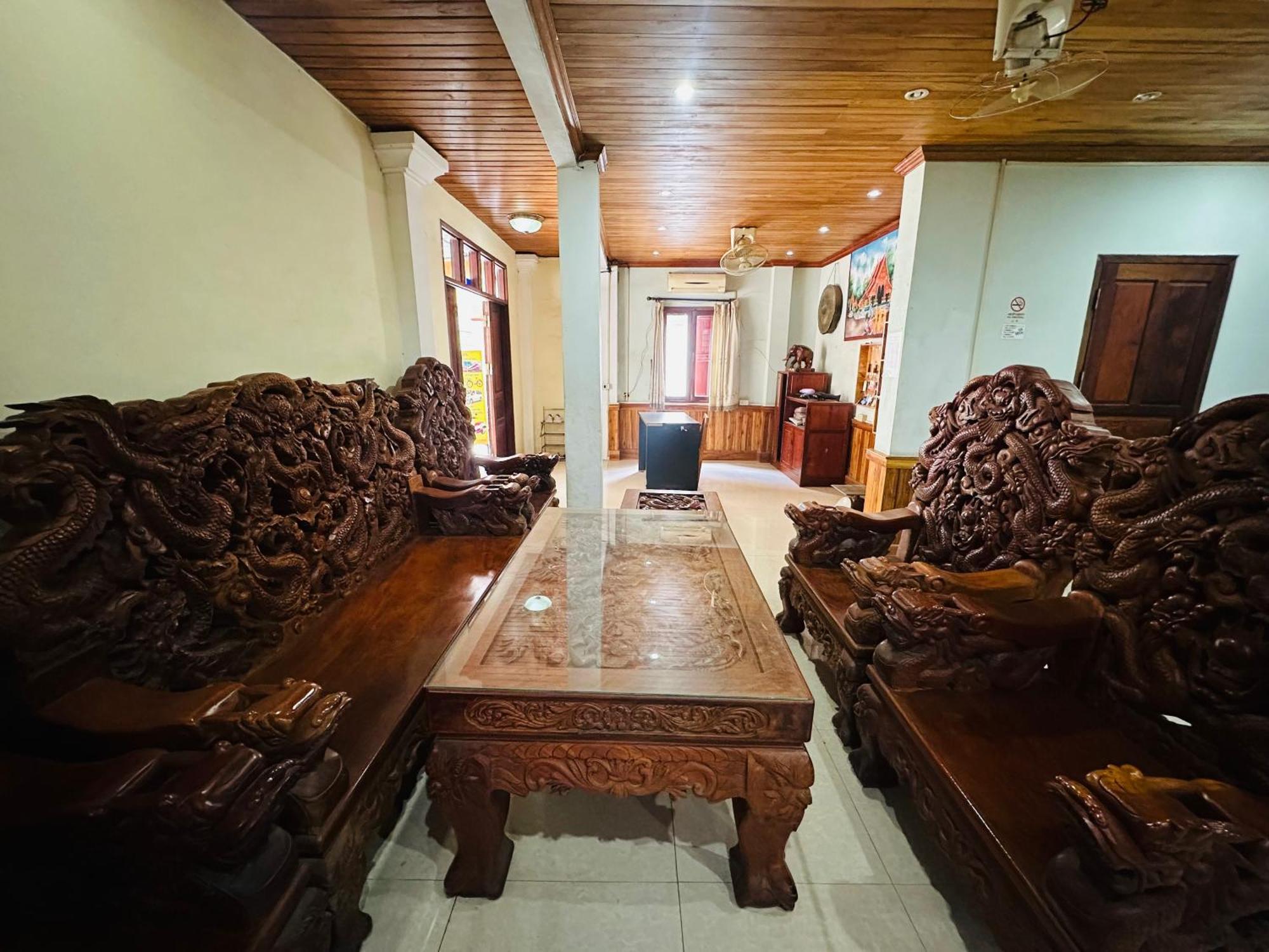 לואנג פרבאנג Kingkham Riverside Hotel מראה חיצוני תמונה